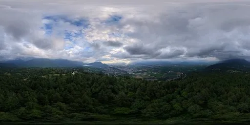 Dramatic Sky Sunrays Landscape