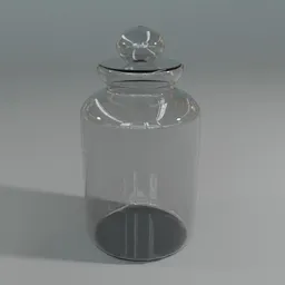 Real Glass Jar
