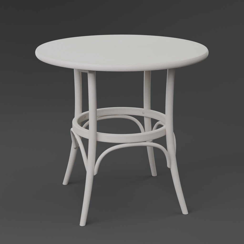 Table 152 S110 - Light White | Tables models | BlenderKit