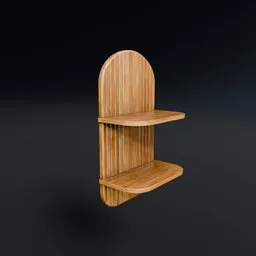 Fluted Wall Shelf