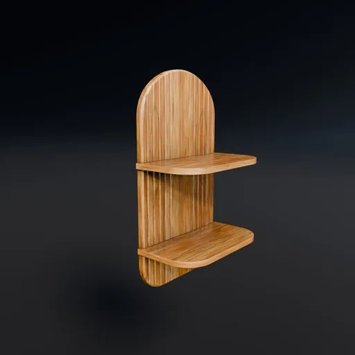 Fluted Wall Shelf