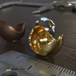 Miniature Broken Spherical Bowl