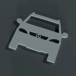 Mercedes-Benz W163 keychain