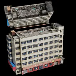 Scan Old building white