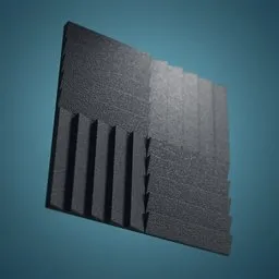 Acoustic Foam Panel Stairs
