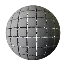 Gray Linked Concrete Tiles