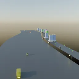 Geometry nodes for procedural Traffic