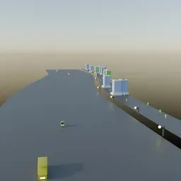 Geometry nodes for procedural Traffic