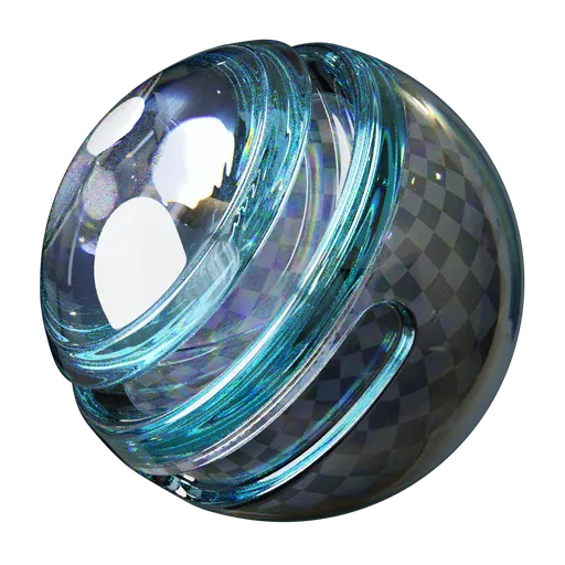 High-quality PBR Real Aesthetic Glass material for Blender 3D with a procedural shader for customization.