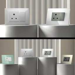 Switch boards on podium