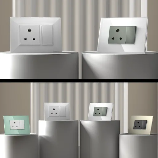 Switch boards on podium
