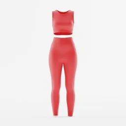 Crop Top & Leggings Set