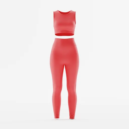 Crop Top & Leggings Set