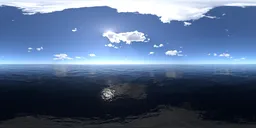 Cloud bluesky sunshine