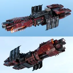SpaceShip battlecruiser E