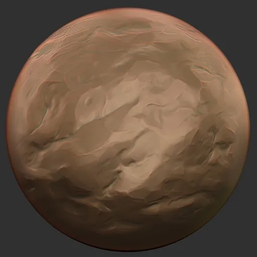 ER ICE Brush 03 for detailed creature modeling and icy textures in 3D sculpting