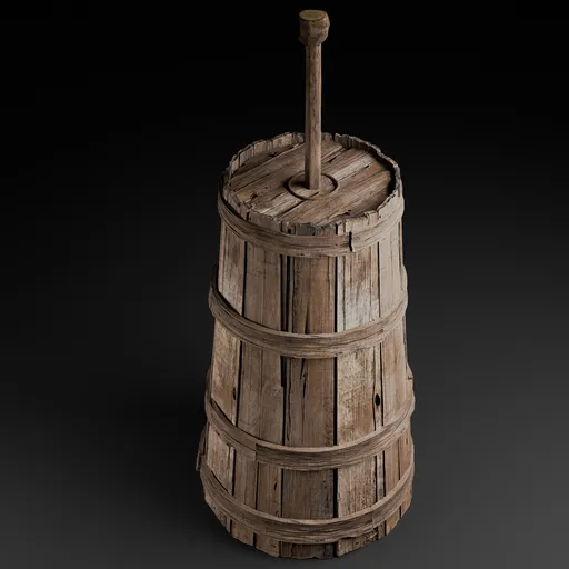 MK-Wooden barrel