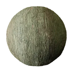Green Stained Neem Bark