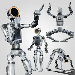 Boston Dynamics Atlas Rigged