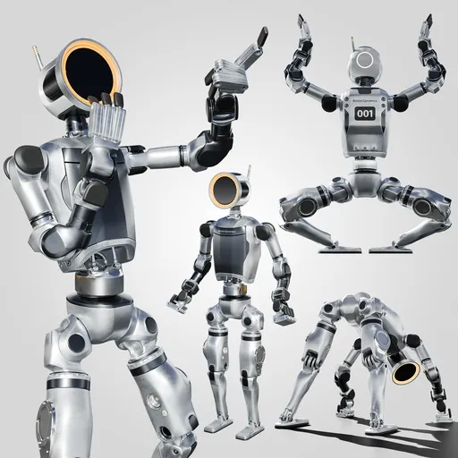 Boston Dynamics Atlas Rigged