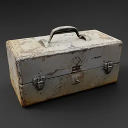 Vintage Metal Toolbox