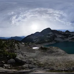 Mountain Landscape Lake Sunny
