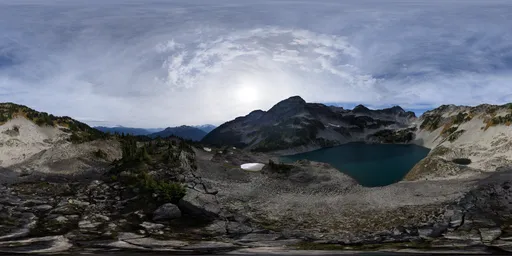 Mountain Landscape Lake Sunny
