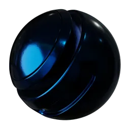 Dark Blue Scratched Painted Steel