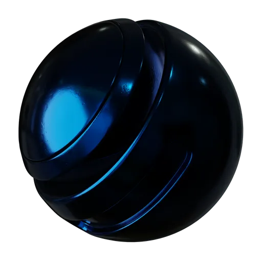 Dark Blue Scratched Painted Steel