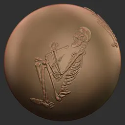 Sitting Skeleton