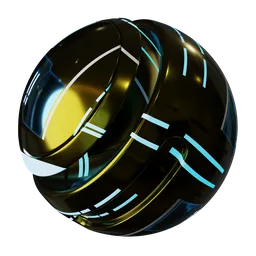 SciFi Floor gold (Emissive)