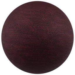 Striped Fabric Red