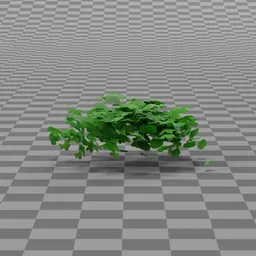 Stylized Grass Clover Clump