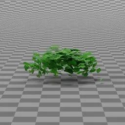 Stylized Grass Clover Clump