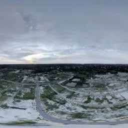 Urban Sunset Panorama HDRI