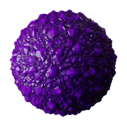 Purple crystal