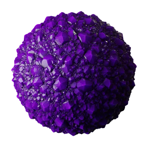 Purple crystal