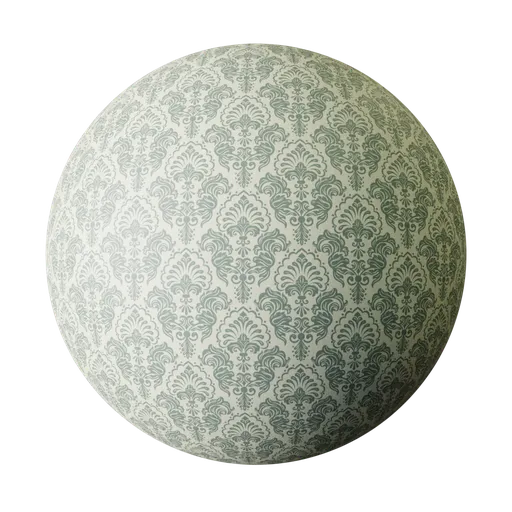 Damask Pattern Wallpaper