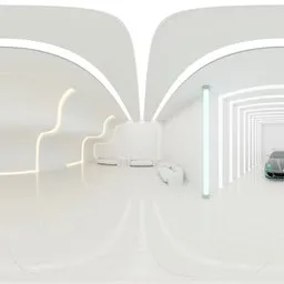 White Showroom Studio HDRI