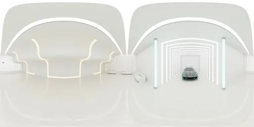 White Showroom Studio HDRI