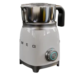 Highly detailed Blender 3D model of a modern kitchen blender with vivid texture and realistic lighting, available in .blend format.