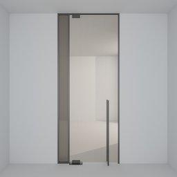 "Get a luxurious feel with the Designer Door 3D model for Blender 3D. Perfect for office interiors, this glass and metal door with a handle design adds elegance and sophistication to any room. Experience path-based rendering, hinged titanium legs and 1:1 aspect ratio with this stunning 3D design."
