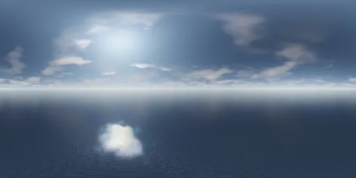 Bright Blue Ocean Sky HDRI