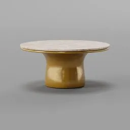 Marble golden table