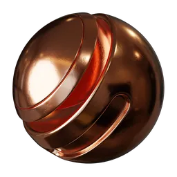 Orange Scratched Painted Steel