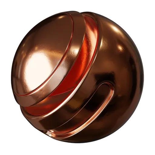 Orange Scratched Painted Steel