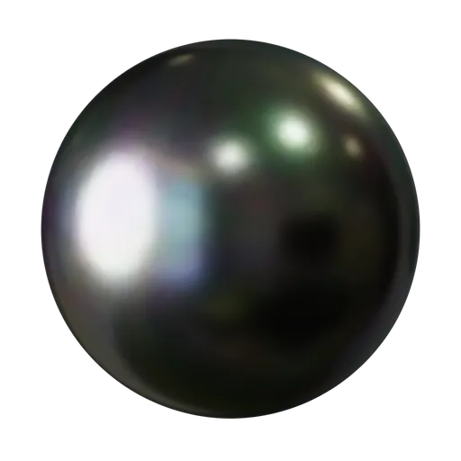 High-quality PBR heated metal material preview for Blender 3D, with realistic discoloration and shine.