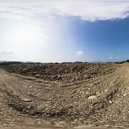 A small stone pavement