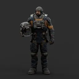Astronaut Posed