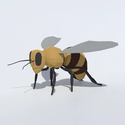 Low Poly Bee